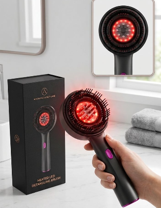 Red Light Scalp Massager & Scalp Care Brush